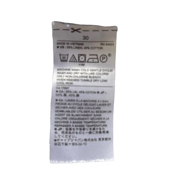 Banana Republic Men’s Aiden Short Chambray Size 30‎ EUC - Picture 4 of 4